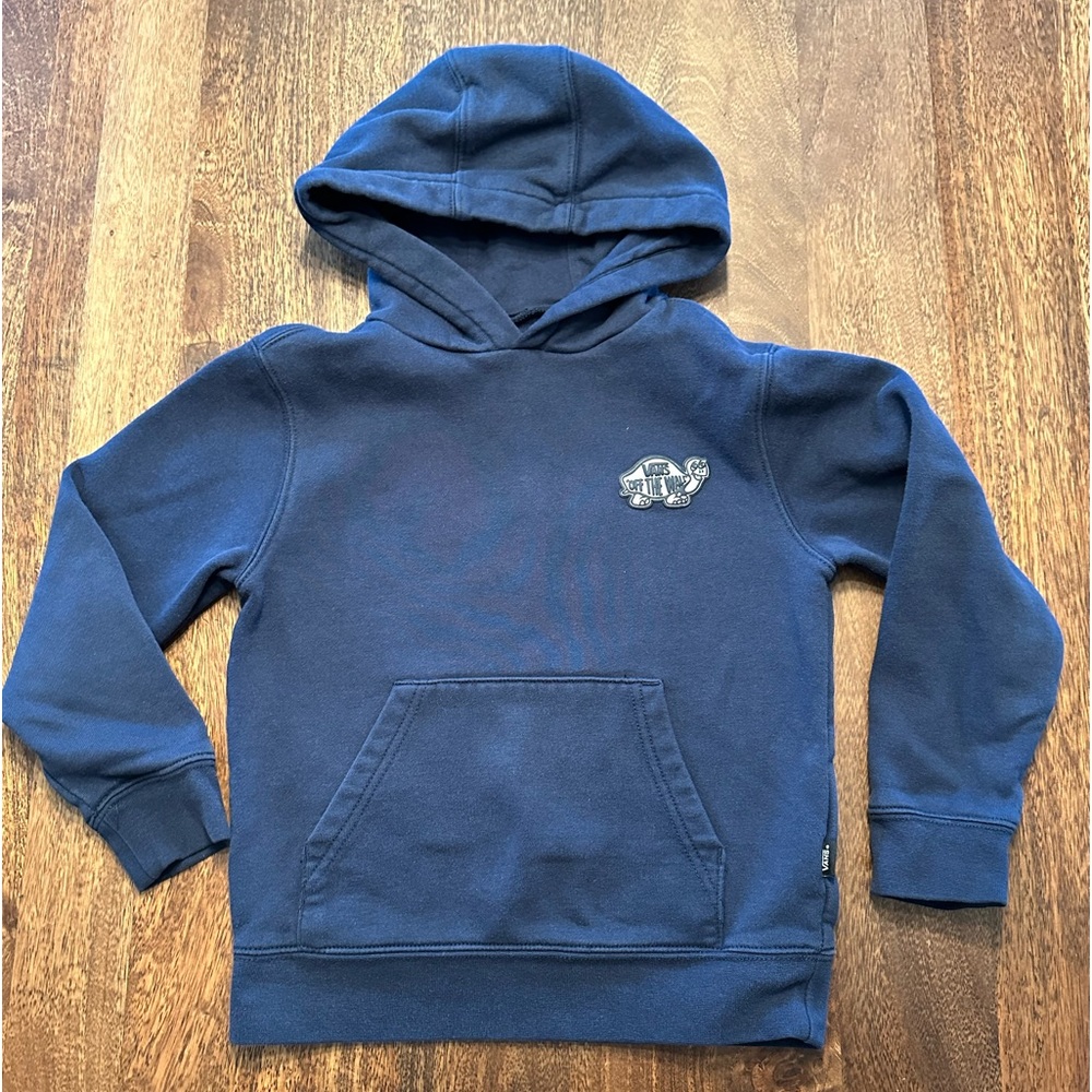 Vans hoodie for kids, turtle 🐢 appliqué
